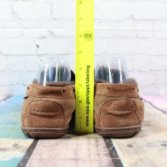 LL BEAN Lined Wicked Good Moccasin Slippers 8 M - Picture 8 of 9